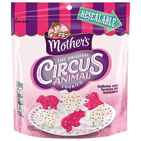 Mothers Cookies Circus Animal The Original Pouch - 11 Oz