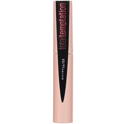 Maybelline Total Temptation Washable Mascara Makeup Blackest Black - 0.27 Fl. Oz. - Image 1