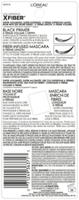 L'Oreal Voluminous X Fiber Blackest Black Mascara - 0.43 Fl. Oz. - Image 4