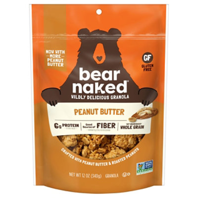 Bear Naked Peanut Butter Gluten Free Fiber Granola - 12 Oz - Image 4