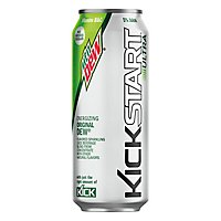 Mtn Dew Soda Kickstart Energizing Original Dew Ultra - 16 Fl. Oz. - Image 3