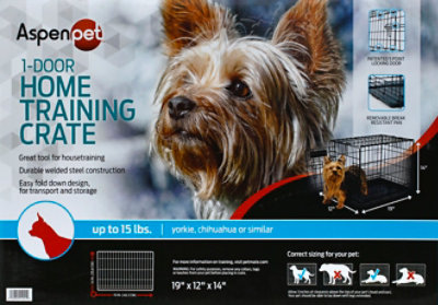 Aspen Pet Training Crate Home 1-Door Up To 15 Lb Box - Each - Image 2