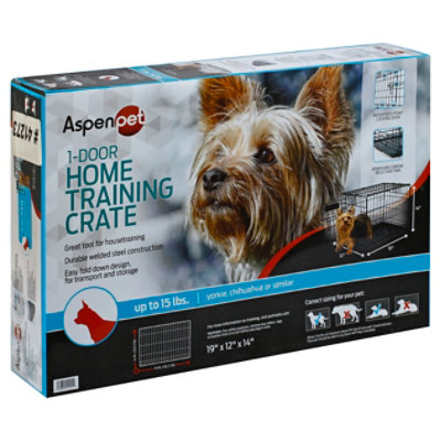 Aspen Pet Training Crate Home 1-Door Up To 15 Lb Box - Each