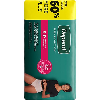 Depend FIT FLEX Adult Incontinence Underwear for Women - 32 Count - Image 9
