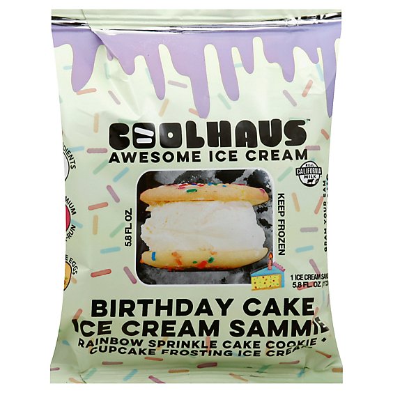 Coolhaus Ice Crm Birthday Cake - 5.8 Fl. Oz.