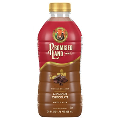 Promised Land Dairy Midnight Chocolate Whole Milk - 28 Oz