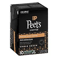 Peet's Coffee Single Origin Nicaragua Medium Roast K Cup Pods - 10 Count - Image 1