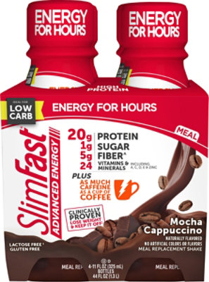 Slimfast Advanced Coffee Mocha Cappuccino - 4-11 Fl. Oz. - Image 2