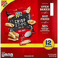 Ritz Crisp & Thin Crackers Sea Salt 12x9 Ounces - 9 Oz - Image 2