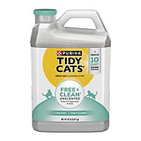 Purina Tidy Cats Cat Litter Clumping Free & Clean For Multiple Cats Unscented Jug - 20 Lb - Image 1