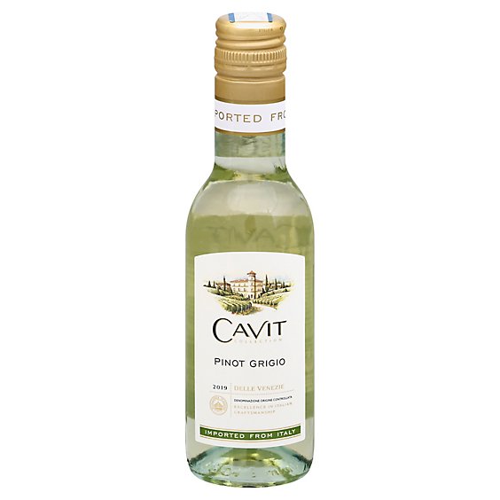 Cavit Pinot Grigio 4 Pk Wine - 187 Ml