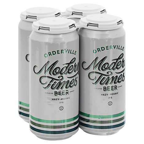 Modern Times Orderville Ipa In Bottles - 4-16 Fl. Oz.