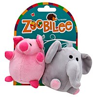 Zoobilee Dog Toy Elephant And Pig Mini - Each - Image 1
