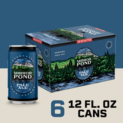 Deschutes Mirror Pond Pale Ale In Cans - 6-12 Fl. Oz. - Image 1