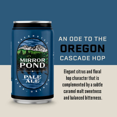 Deschutes Mirror Pond Pale Ale In Cans - 6-12 Fl. Oz. - Image 5