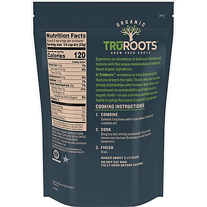 Truroots Sprouted Bean Trio Org - 9 Oz - Image 6