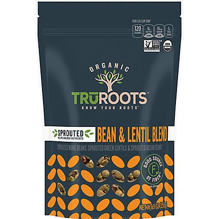 Truroots Sprouted Bean Trio Org - 9 Oz - Image 1