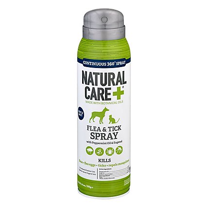 Natural Care Flea & Tick Spray With Peppermint Oil & Eugenol Aerosol - 14 Oz - Image 3