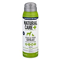 Natural Care Flea & Tick Spray With Peppermint Oil & Eugenol Aerosol - 14 Oz - Image 1