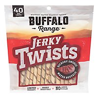 Buffalo Range Dog Treats All Natural Buffalo Rawhides Jerky Twists Bag 36 Count - 10.25 Oz - Image 2