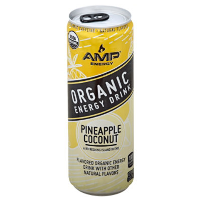 Amp Organic Pineapple Coconut - 12 Fl. Oz.