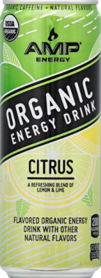 Amp Organic Citrus - 12 Fl. Oz. - Image 2