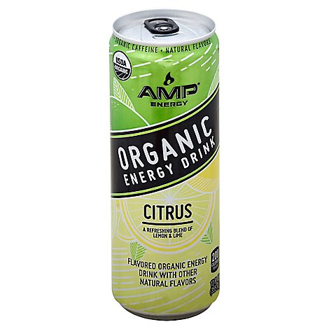 Amp Organic Citrus - 12 Fl. Oz.
