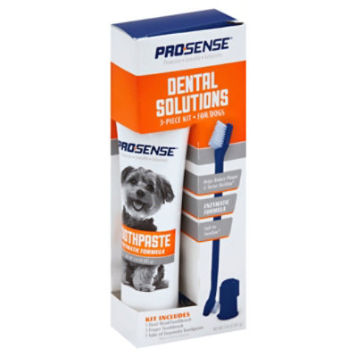 Pro-Sense For Dogs Dental Solutions Kit 3 Count - 3 Oz - Image 1