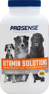 Pro-Sense Vitamin Solutions Chewable Tablets Botlle - 90 Count - Image 2