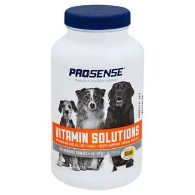 Pro-Sense Vitamin Solutions Chewable Tablets Botlle - 90 Count - Image 1