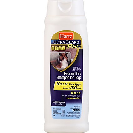 Hartz UltraGuard Pro Flea And Tick Shampoo For Dogs Bottle - 18 Fl. Oz. - Image 2