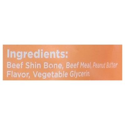 Pawluxury Dog Chew Long Lasting Stuffed Shin Bone Beef & Peanut Butter Flavor Recipe Pouch - Each - Image 4