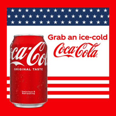 Coca-Cola Zero Sugar Soda Fridge Pack Cans - 10-7.5 Fl. Oz. - Image 4