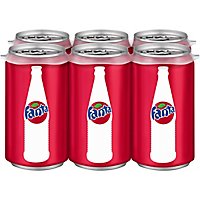 Fanta Soda Pop Strawberry Flavored Mini Can - 6-7.5 Fl. Oz. - Image 2