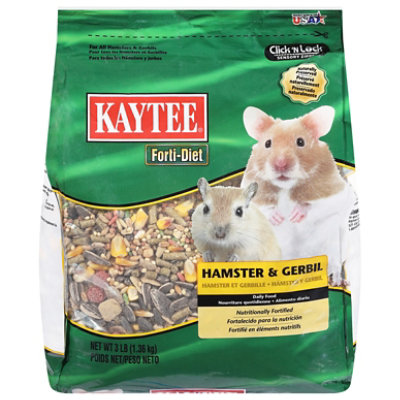 Kaytee Forti-Diet Pet Food Hamster & Gerbil Bag - 3 Lb - Image 2