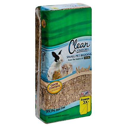 Kaytee Clean Comfort Pet Bedding Small Natural Odor Control Dust Free Bag - Each - Image 1