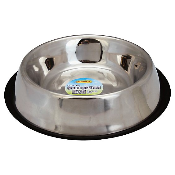 Ruffin It For Dogs Dish Stainless Steel Non Skid 64 Ounce - Each