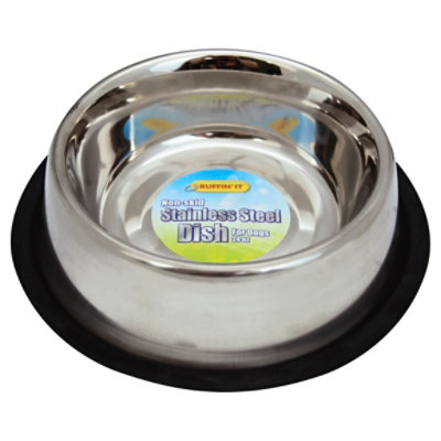 Ruffin It Dish Stainless Steel for Dogs 24 Ounces Not Packed - Each