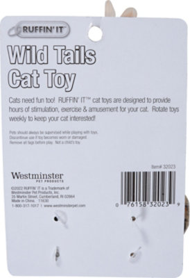 Printed Plush Ball W Feather - 3 Count - Image 3