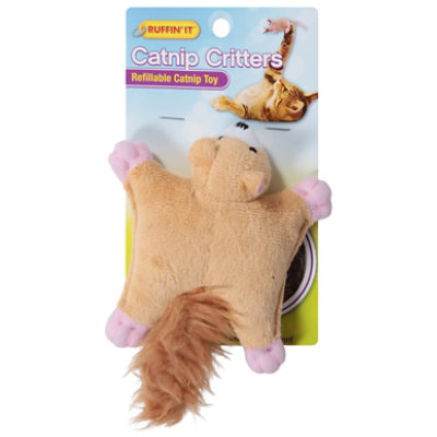 Ruffin It Catnip Toy Critters Refillable Pack - Each - Image 2