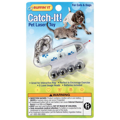 Ruffin It Pet Laser Toy Catch-It Pack - Each - Image 1