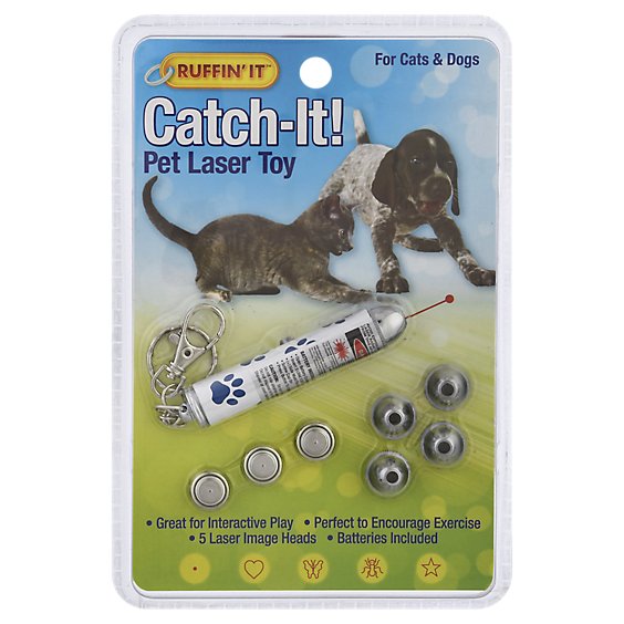 Ruffin It Pet Laser Toy Catch-It Pack - Each