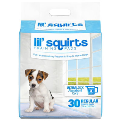 Ruffin It Lil Squirts Dog Training Pads Puppies 21x22 Inch Ultra Lock Absorbent Core - 30 Count - Image 2