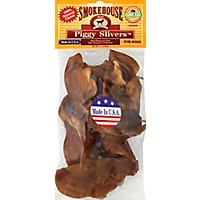 Smokehouse Dog Treats Pork Ears Piggy Silvers - 10 Count - Image 2