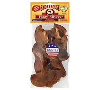 Smokehouse Dog Treats Pork Ears Piggy Silvers - 10 Count