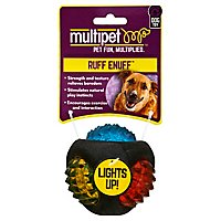 Multipet Dog Toy Doglucent Tpr Dental Diamond Ball - Each - Image 1