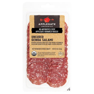 Applegate Organic Uncured Genoa Salami - 4 Oz