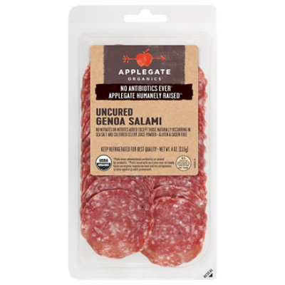 Applegate Organic Uncured Genoa Salami - 4 Oz - Image 2