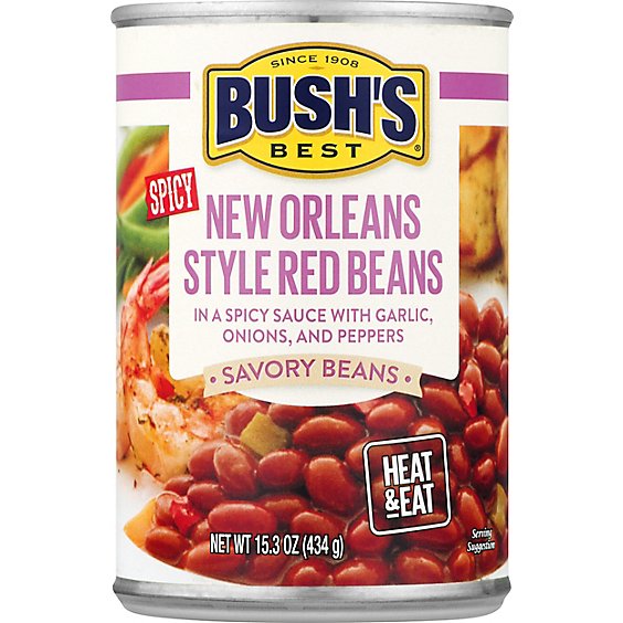 BUSH'S BEST New Orleans Style Red Beans - 15.3 Oz