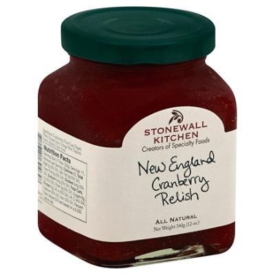 Stonewall Kitchen Relish New England Cranbery -13 Oz